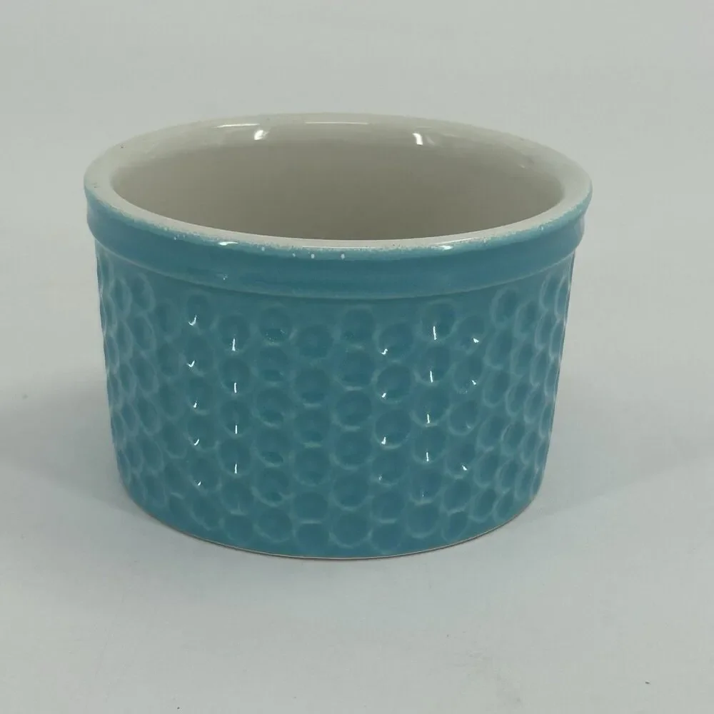 Crate & Barrel Dot Ramekin 3.75